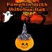 Pumpkin Soft Toy Witches Hat Halloween 23cm x 16cm Black X 1
