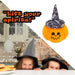 Pumpkin Soft Toy Witches Hat Halloween 23cm x 16cm Black X 1
