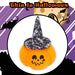 Pumpkin Soft Toy Witches Hat Halloween 23cm x 16cm Black X 1