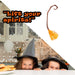 Crooked Witches Broom Halloween Fancy Dress 88cm x 20cm Orange X 1
