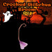 Crooked Witches Broom Halloween Fancy Dress 88cm x 20cm Purple X 1