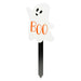Ghost Stake Sign Halloween Decoration 18cm x 13cm White X 1