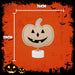 Neon Pumkin Table Light Halloween Decoration 20cm x 26cm Orange X 1
