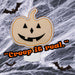 Neon Pumkin Table Light Halloween Decoration 20cm x 26cm Orange X 1