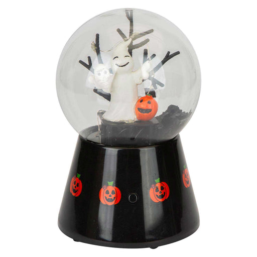 Halloween Globe Decoration Light up Trinket 17cm x 10cm Black X 1