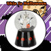 Halloween Globe Decoration Light up Trinket 17cm x 10cm Black X 1