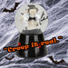 Halloween Globe Decoration Light up Trinket 17cm x 10cm Black X 1