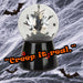 Halloween Globe Decoration Light up Trinket 17cm x 10cm Black X 1