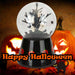 Halloween Globe Decoration Light up Trinket 17cm x 10cm Black X 1