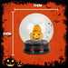 Halloween Globe Decoration Light up Trinket 21cm x 17cm Black X 1