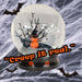 Halloween Globe Decoration Light up Trinket 21cm x 17cm Black X 1