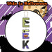 Eek Hanging Sign Halloween Decoration 50cm x 13cm Multi X 1