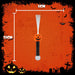 Halloween Wand Fibre Optic Dand Held light 35cm x 5cm Multi X 1