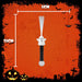 Halloween Wand Fibre Optic Dand Held light 35cm x 5cm Multi X 1