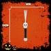 Halloween Wand Fibre Optic Dand Held light 35cm x 5cm Multi X 1