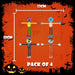 Stretchy Zombie Toys Halloween Fun 18cm x 13cm Multi X 4