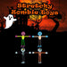 Stretchy Zombie Toys Halloween Fun 18cm x 13cm Multi X 4