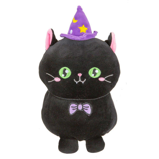 Cat Soft Toy Halloween Themed Plush 26cm x 14cm Black X 1