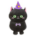 Cat Soft Toy Halloween Themed Plush 26cm x 14cm Black X 1