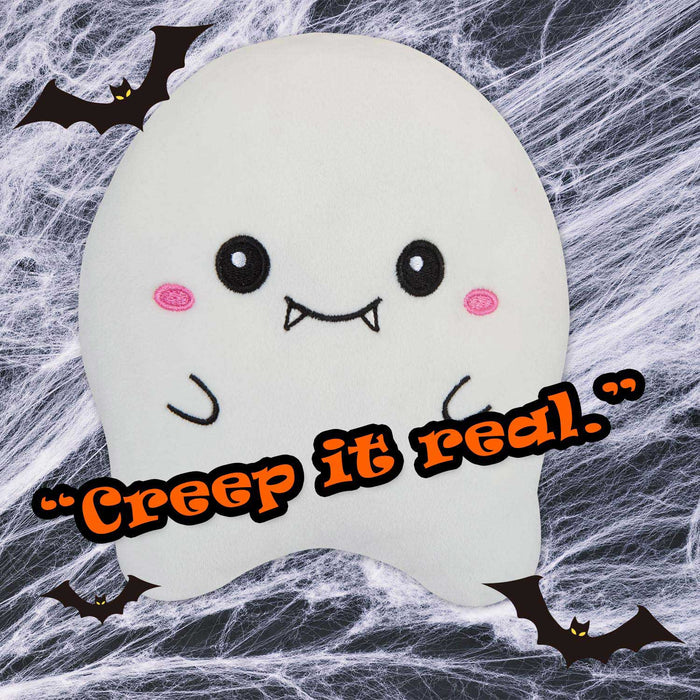 Ghost Soft Toy Halloween Themed Plush 17cm x 15cm White X 1