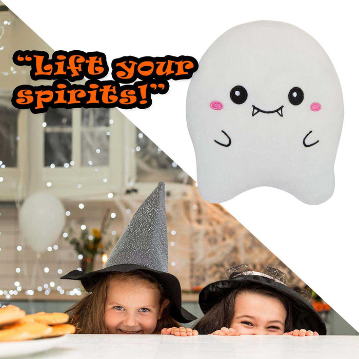 Ghost Soft Toy Halloween Themed Plush 17cm x 15cm White X 1