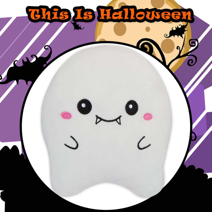 Ghost Soft Toy Halloween Themed Plush 17cm x 15cm White X 1