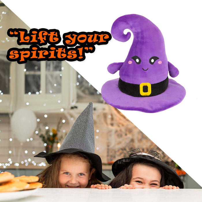 Hat Soft Toy Halloween Themed Plush 23cm x 21cm Purple X 1