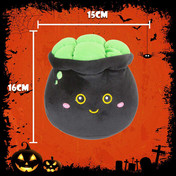 Couldren Soft Toy Halloween Themed Plush 16cm x 15cm Black X 1