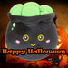 Couldren Soft Toy Halloween Themed Plush 16cm x 15cm Black X 1