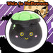Couldren Soft Toy Halloween Themed Plush 16cm x 15cm Black X 1