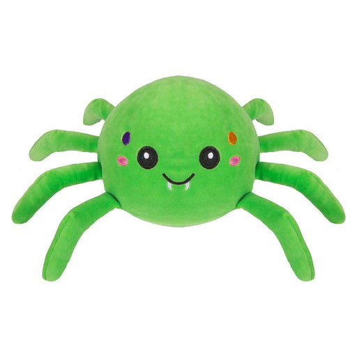Spider Soft Toy Halloween Themed Plush 14cm x 15cm Green X 1