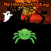 Spider Soft Toy Halloween Themed Plush 14cm x 15cm Green X 1