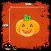 Pumpkin Soft Toy Halloween Themed Plush 11cm x 18cm Orange X 1