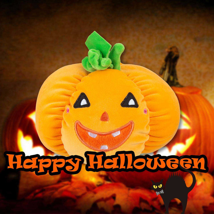 Pumpkin Soft Toy Halloween Themed Plush 11cm x 18cm Orange X 1