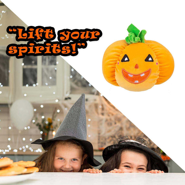 Pumpkin Soft Toy Halloween Themed Plush 11cm x 18cm Orange X 1