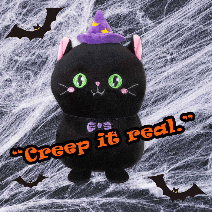 Cat Soft Toy Halloween Themed Plush 16cm x 10cm Black X 1