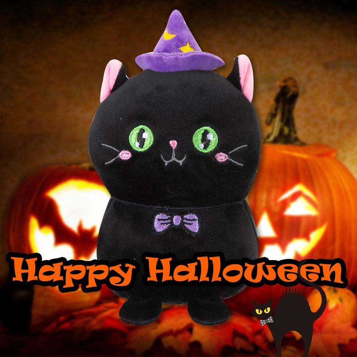 Cat Soft Toy Halloween Themed Plush 16cm x 10cm Black X 1
