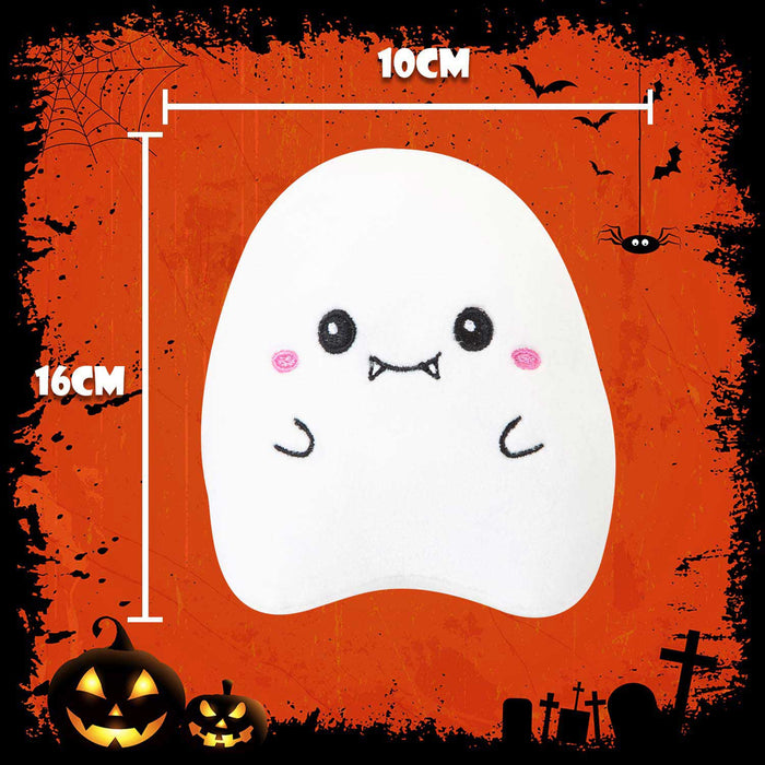 Ghost Soft Toy Halloween Themed Plush 16cm x 10cm White X 1