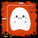 Ghost Soft Toy Halloween Themed Plush 16cm x 10cm White X 1