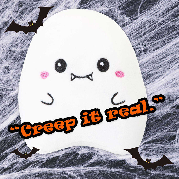 Ghost Soft Toy Halloween Themed Plush 16cm x 10cm White X 1