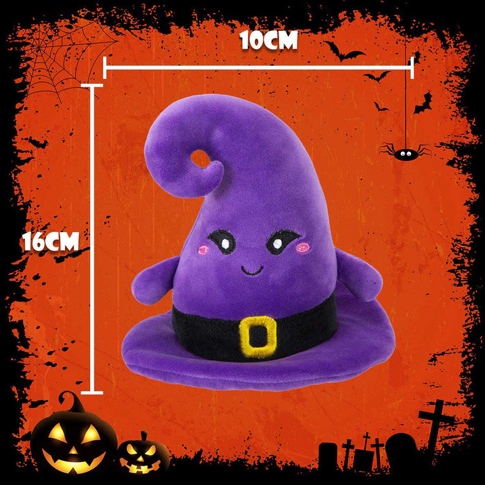 Hat Soft Toy Halloween Themed Plush 16cm x 10cm Purple X 1