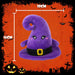 Hat Soft Toy Halloween Themed Plush 16cm x 10cm Purple X 1