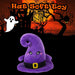 Hat Soft Toy Halloween Themed Plush 16cm x 10cm Purple X 1