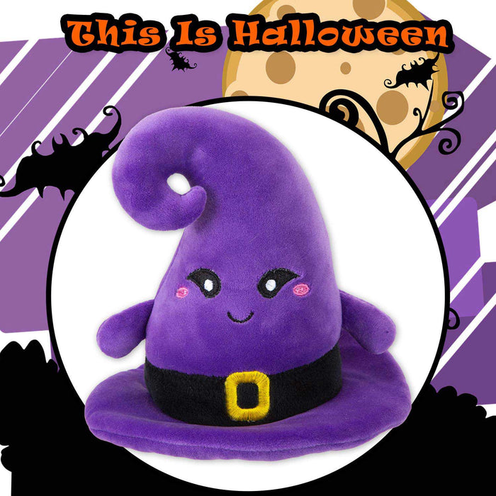 Hat Soft Toy Halloween Themed Plush 16cm x 10cm Purple X 1