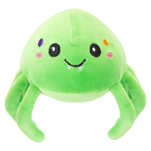 Spider Soft Toy Halloween Themed Plush 16cm x 10cm Green X 1