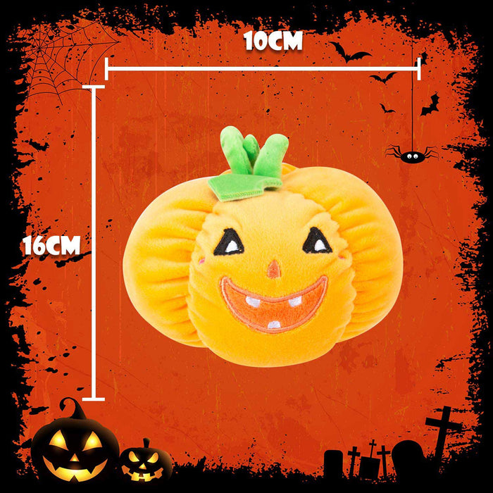 Pumpkin Soft Toy Halloween Themed Plush 16cm x 10cm Orange X 1