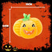 Pumpkin Soft Toy Halloween Themed Plush 16cm x 10cm Orange X 1