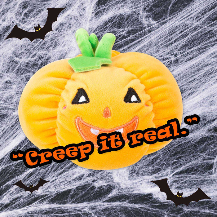 Pumpkin Soft Toy Halloween Themed Plush 16cm x 10cm Orange X 1