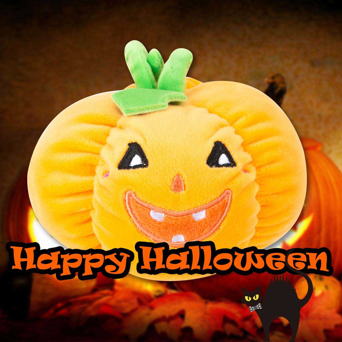 Pumpkin Soft Toy Halloween Themed Plush 16cm x 10cm Orange X 1