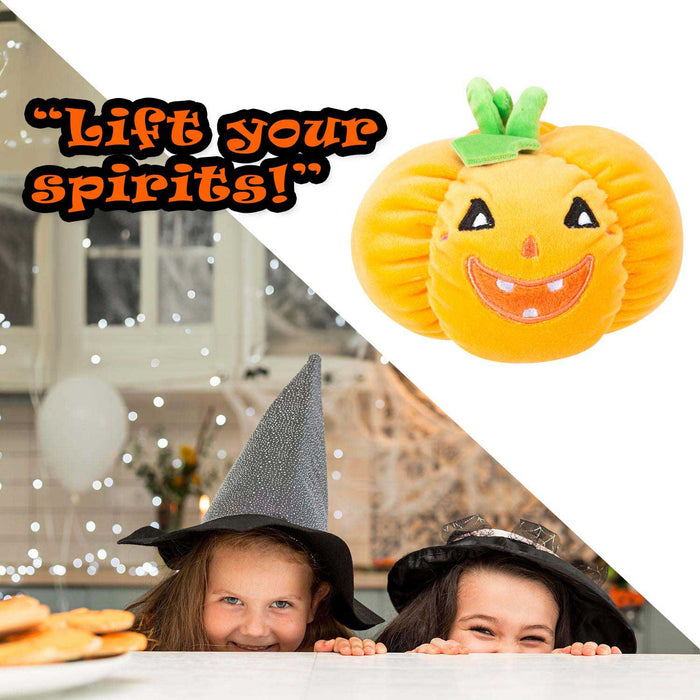 Pumpkin Soft Toy Halloween Themed Plush 16cm x 10cm Orange X 1